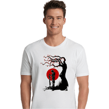 Load image into Gallery viewer, Shirts Premium Shirts, Unisex / Small / White Red Sun In Zanarkland
