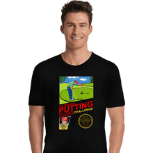 Load image into Gallery viewer, Shirts Premium Shirts, Unisex / Small / Black Lee Carvallo&#39;s Putting Challenge
