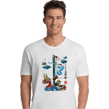 Load image into Gallery viewer, Secret_Shirts Premium Shirts, Unisex / Small / White Sailor With The Wind