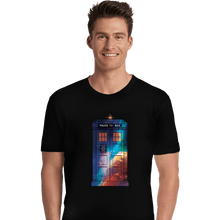 Load image into Gallery viewer, Secret_Shirts Premium Shirts, Unisex / Small / Black T A R D I S