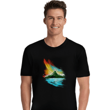Load image into Gallery viewer, Shirts Premium Shirts, Unisex / Small / Black Sunset On Koholint