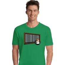 Load image into Gallery viewer, Daily_Deal_Shirts Premium Shirts, Unisex / Small / Irish Green French Chalkboard