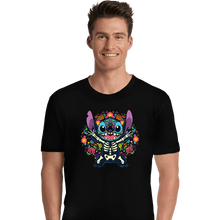 Load image into Gallery viewer, Daily_Deal_Shirts Premium Shirts, Unisex / Small / Black Stiched Calavera