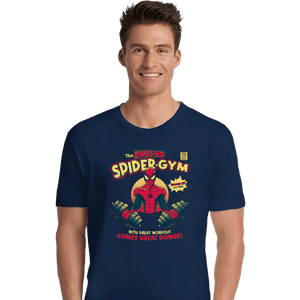 Daily_Deal_Shirts Premium Shirts, Unisex / Small / Navy The Amazing Spider-Gym