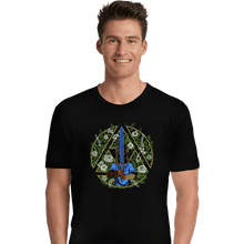 Load image into Gallery viewer, Daily_Deal_Shirts Premium Shirts, Unisex / Small / Black Warrior In The Forest
