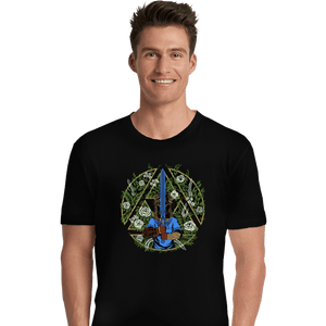 Daily_Deal_Shirts Premium Shirts, Unisex / Small / Black Warrior In The Forest