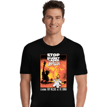 Load image into Gallery viewer, Secret_Shirts Premium Shirts, Unisex / Small / Black Stop The Planet