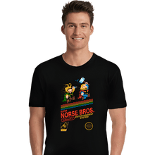 Load image into Gallery viewer, Secret_Shirts Premium Shirts, Unisex / Small / Black Super Norse Bros