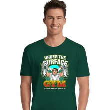 Load image into Gallery viewer, Shirts Premium Shirts, Unisex / Small / Forest Luisa's Gym (Green)