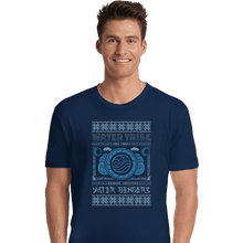 Load image into Gallery viewer, Shirts Premium Shirts, Unisex / Small / Navy Water Tribe Ugly Sweater