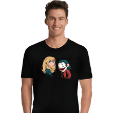 Load image into Gallery viewer, Daily_Deal_Shirts Premium Shirts, Unisex / Small / Black Mario And Peach