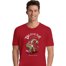 Load image into Gallery viewer, Shirts Premium Shirts, Unisex / Small / Red Last Dinosaur Vs The World
