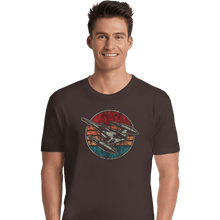 Load image into Gallery viewer, Shirts Premium Shirts, Unisex / Small / Dark Chocolate Vintage Starfighter