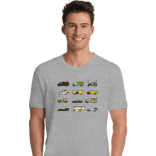 Load image into Gallery viewer, Secret_Shirts Premium Shirts, Unisex / Small / Sports Grey Iconic Cars & Vans