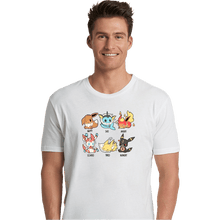 Load image into Gallery viewer, Secret_Shirts Premium Shirts, Unisex / Small / White Eevee Emotes