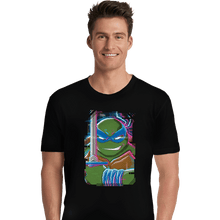 Load image into Gallery viewer, Daily_Deal_Shirts Premium Shirts, Unisex / Small / Black Glitch Leonardo