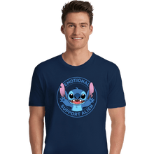 Load image into Gallery viewer, Secret_Shirts Premium Shirts, Unisex / Small / Navy Emotional Support Alien