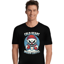 Load image into Gallery viewer, Secret_Shirts Premium Shirts, Unisex / Small / Black Cold Heart Warm Coffee
