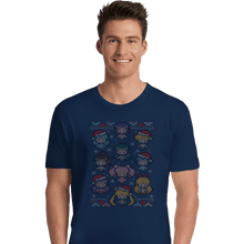 Load image into Gallery viewer, Shirts Premium Shirts, Unisex / Small / Navy A Senshi Family Christmas