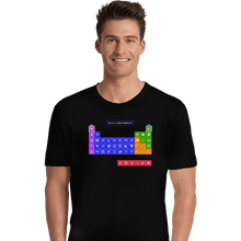 Load image into Gallery viewer, Secret_Shirts Premium Shirts, Unisex / Small / Black Periodic Table of Power-ups