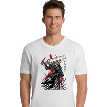 Load image into Gallery viewer, Daily_Deal_Shirts Premium Shirts, Unisex / Small / White Lone Swordsman sumi-e
