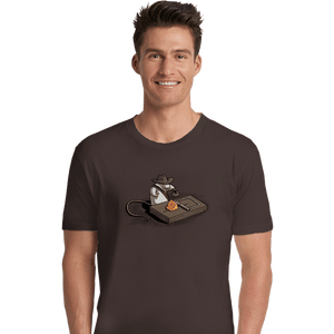 Shirts Premium Shirts, Unisex / Small / Dark Chocolate Indiana Mouse