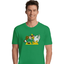 Load image into Gallery viewer, Shirts Premium Shirts, Unisex / Small / Irish Green Hylian Guy