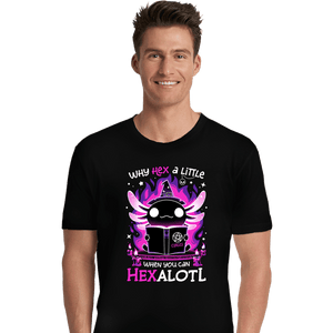 Daily_Deal_Shirts Premium Shirts, Unisex / Small / Black Axolotl Witching Hour
