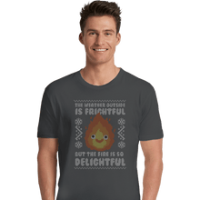 Load image into Gallery viewer, Shirts Premium Shirts, Unisex / Small / Charcoal Delightful Fire