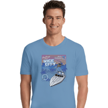 Load image into Gallery viewer, Shirts Premium Shirts, Unisex / Small / Powder Blue Greetings From Vice City