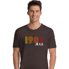 Load image into Gallery viewer, Secret_Shirts Premium Shirts, Unisex / Small / Dark Chocolate Hawkins 1983