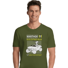 Load image into Gallery viewer, Daily_Deal_Shirts Premium Shirts, Unisex / Small / Military Green Warthog Manual