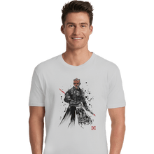 Load image into Gallery viewer, Shirts Premium Shirts, Unisex / Small / White Darth Lord Sumi-e
