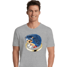 Load image into Gallery viewer, Secret_Shirts Premium Shirts, Unisex / Small / Sports Grey The Fastest Hedgehog