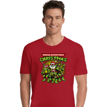 Load image into Gallery viewer, Daily_Deal_Shirts Premium Shirts, Unisex / Small / Red Christmas Ninjas