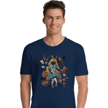 Load image into Gallery viewer, Shirts Premium Shirts, Unisex / Small / Navy Wonderland Girl