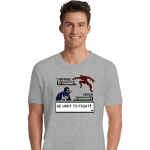 Shirts Premium Shirts, Unisex / Small / Sports Grey Carnage Fight