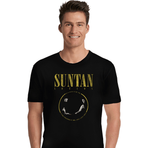 Shirts Premium Shirts, Unisex / Small / Black Suntan Lotion