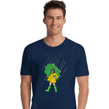 Load image into Gallery viewer, Secret_Shirts Premium Shirts, Unisex / Small / Navy Frog Girl