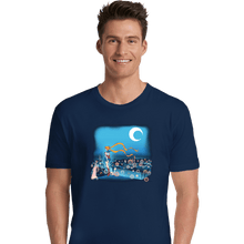 Load image into Gallery viewer, Daily_Deal_Shirts Premium Shirts, Unisex / Small / Navy Fighting Evil By Moonlight