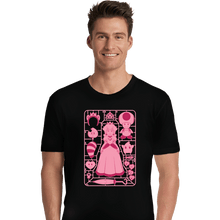 Load image into Gallery viewer, Daily_Deal_Shirts Premium Shirts, Unisex / Small / Black Princess Peach Model Sprue