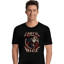 Load image into Gallery viewer, Shirts Premium Shirts, Unisex / Small / Black Lawful Nice Santa