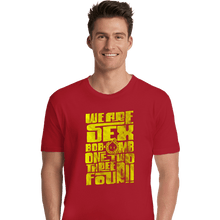 Load image into Gallery viewer, Daily_Deal_Shirts Premium Shirts, Unisex / Small / Red 1234 Omb