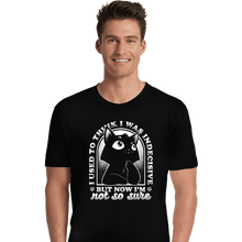 Load image into Gallery viewer, Shirts Premium Shirts, Unisex / Small / Black Indecisive Cat