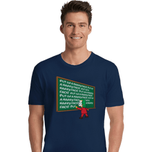 Load image into Gallery viewer, Shirts Premium Shirts, Unisex / Small / Navy Put On A Happy Face
