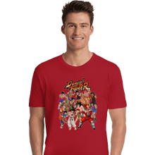 Load image into Gallery viewer, Shirts Premium Shirts, Unisex / Small / Red Street Fighter DBZ