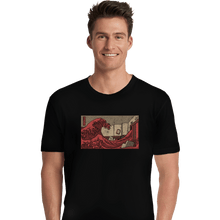 Load image into Gallery viewer, Shirts Premium Shirts, Unisex / Small / Black Shining Wave
