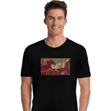 Load image into Gallery viewer, Shirts Premium Shirts, Unisex / Small / Black Shining Wave