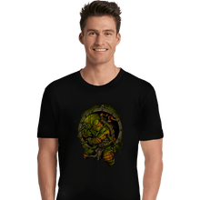 Load image into Gallery viewer, Secret_Shirts Premium Shirts, Unisex / Small / Black TMNT Mikey