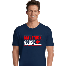 Load image into Gallery viewer, Shirts Premium Shirts, Unisex / Small / Navy Maverick And Goose